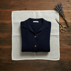 Cárdigan con cuello de cachemira