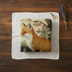 Katoenen Trui Crème met Vossenontwerp