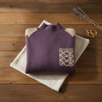 Jersey de cachemira con bolsillo acolchado