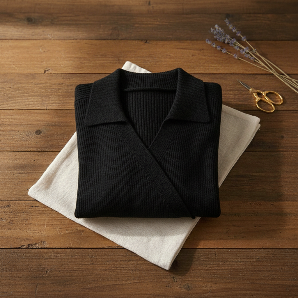 Cardigan portefeuille en cachemire en 4 couleurs