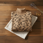 Jersey de cachemira con estampado de F