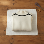 Pull bloc tricoté en cachemire