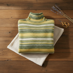 Jersey de cachemira con rayas horizontales