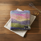 Pull en Coton Ferme Arc-en-ciel avec Moutons