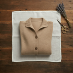 Strickjacke aus Kaschmir mit Kragen