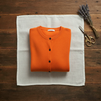 Kaschmir-Cardigan mit Rundhalsausschnitt und Knöpfen