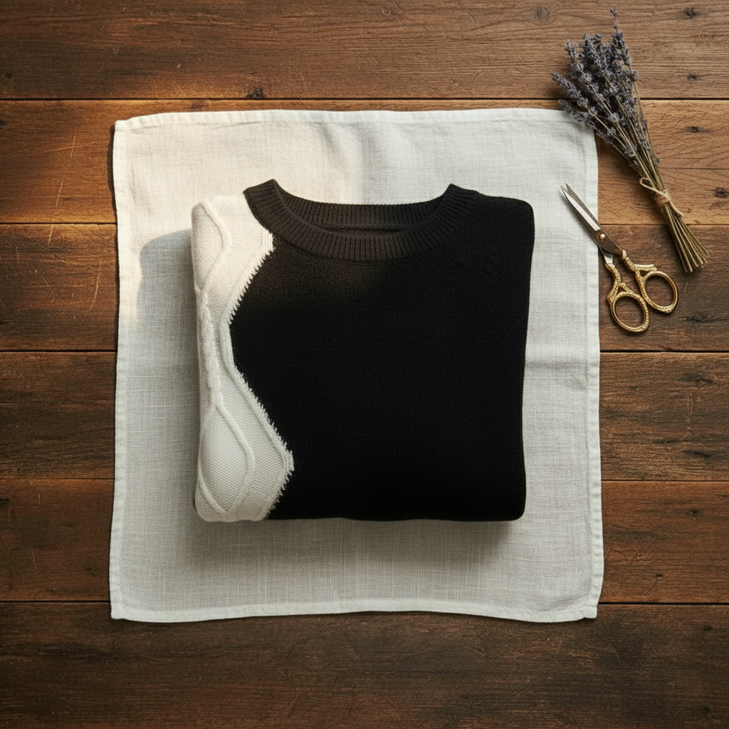 Pullover aus Kaschmir mit Rundhalsausschnitt und Ärmeln in Colour-Block-Optik